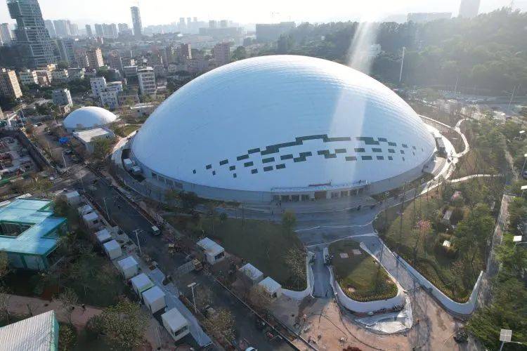 全球最大充气膜公共建筑——深圳国际低碳城气膜馆
